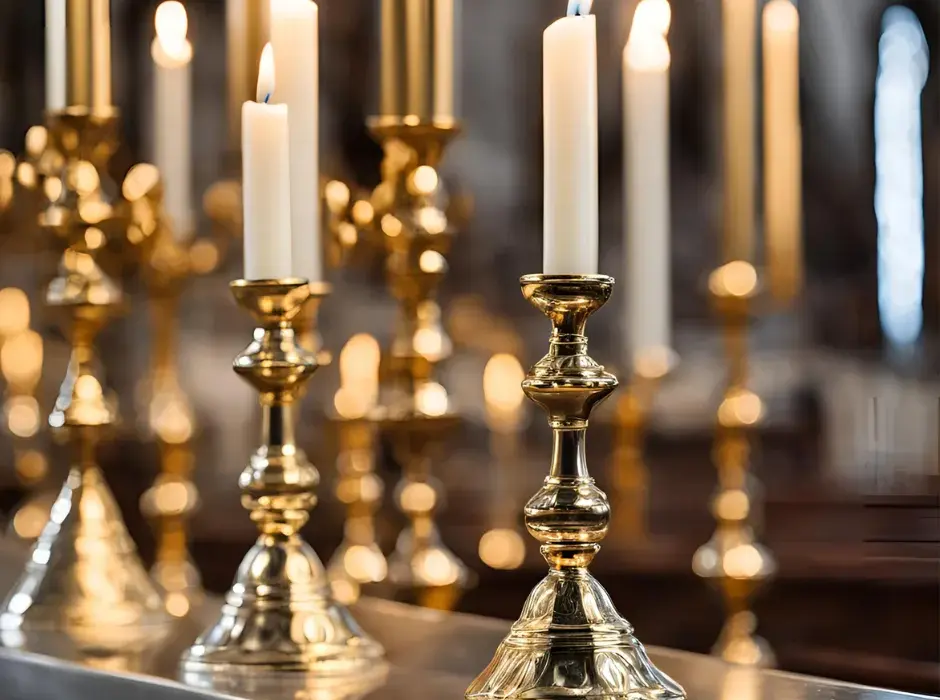 Co symbolizują świece na ołtarzu i ich znaczenie w liturgii