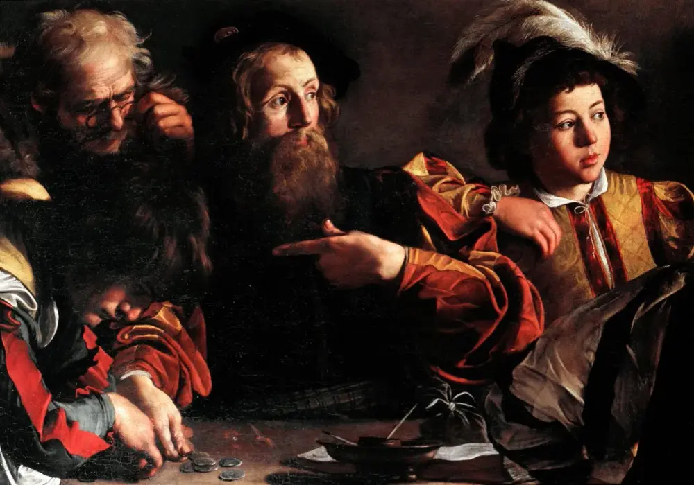 Powołanie św. Mateusza Caravaggia: Analiza i Symbolika
