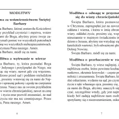 Modlitwa do św. Barbary o wstawiennictwo, odwagę i wytrwanie w wierze. Prośba o pomoc w potrzebach i obronę.