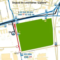 Jak dojechać na cmentarz Zarzew w Łodzi - najlepsze trasy i porady