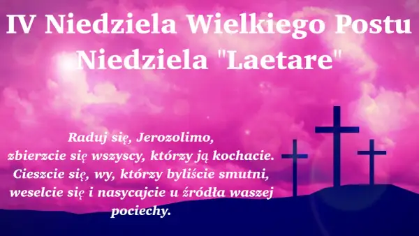 Niedziela Laetare: Radość w połowie Wielkiego Postu. Kiedy?