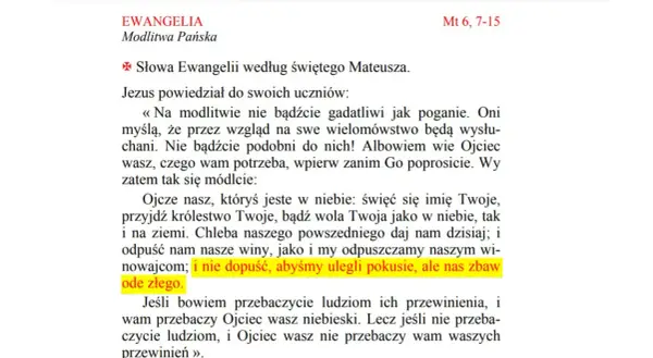 Ojcze nasz: Gdzie w Biblii i jak brzmi Modlitwa Pańska?